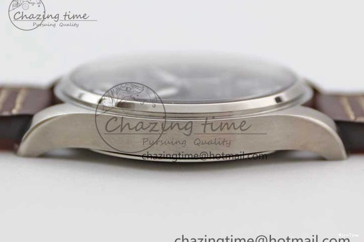 MIROTIME 0413 HighQuality Mark XVIII IW327010 SS M+F 1:1 Best Edition Brown Dial on Brown Leather Strap A 7049